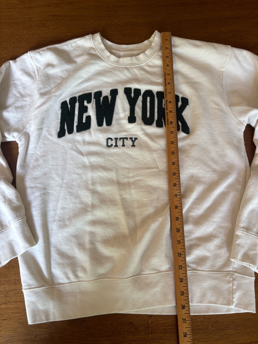 Buttery Soft Chenille “New York City”Sweatshirt  by New York Popular - Picture 6 of 7